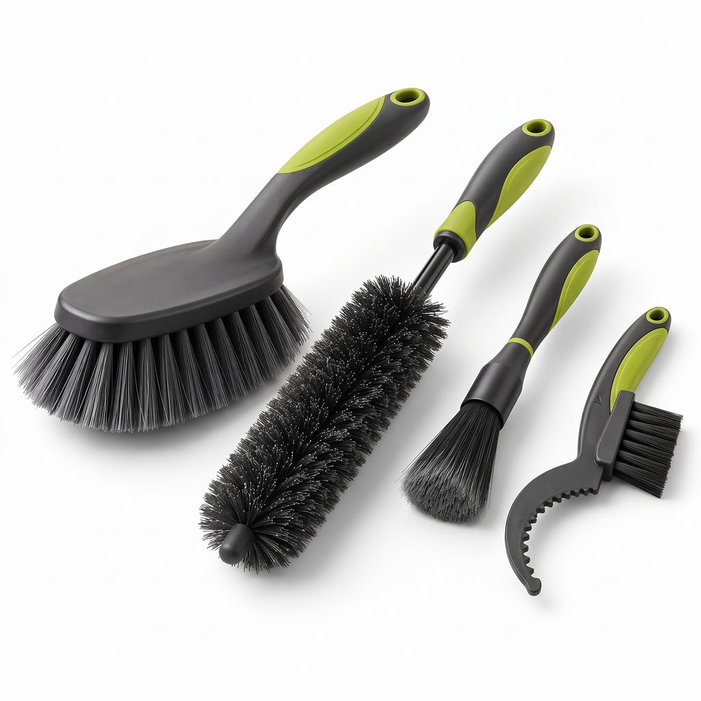 4-Piece Bicycle Cleaning Brush Set