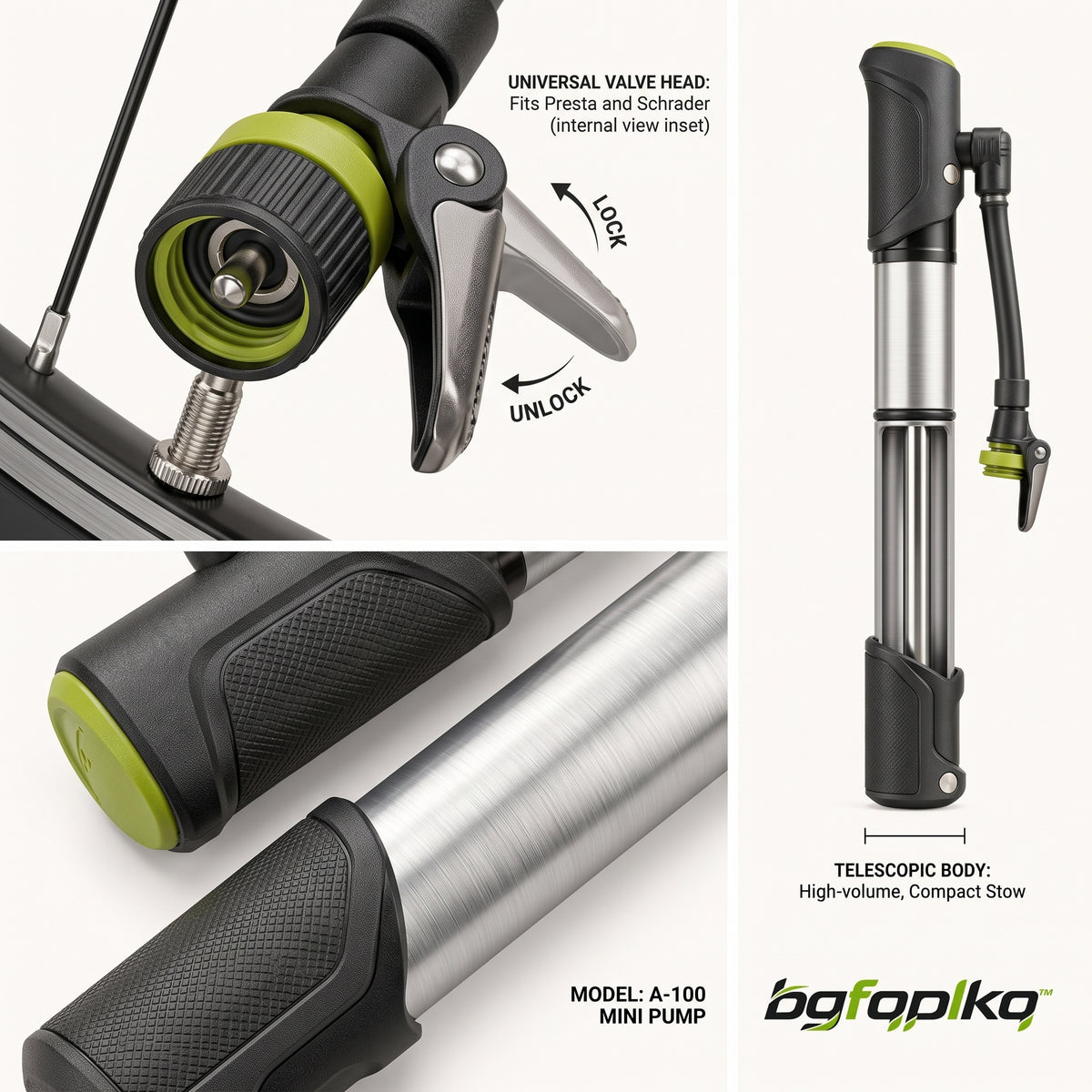 Compact Bicycle Mini Pump
