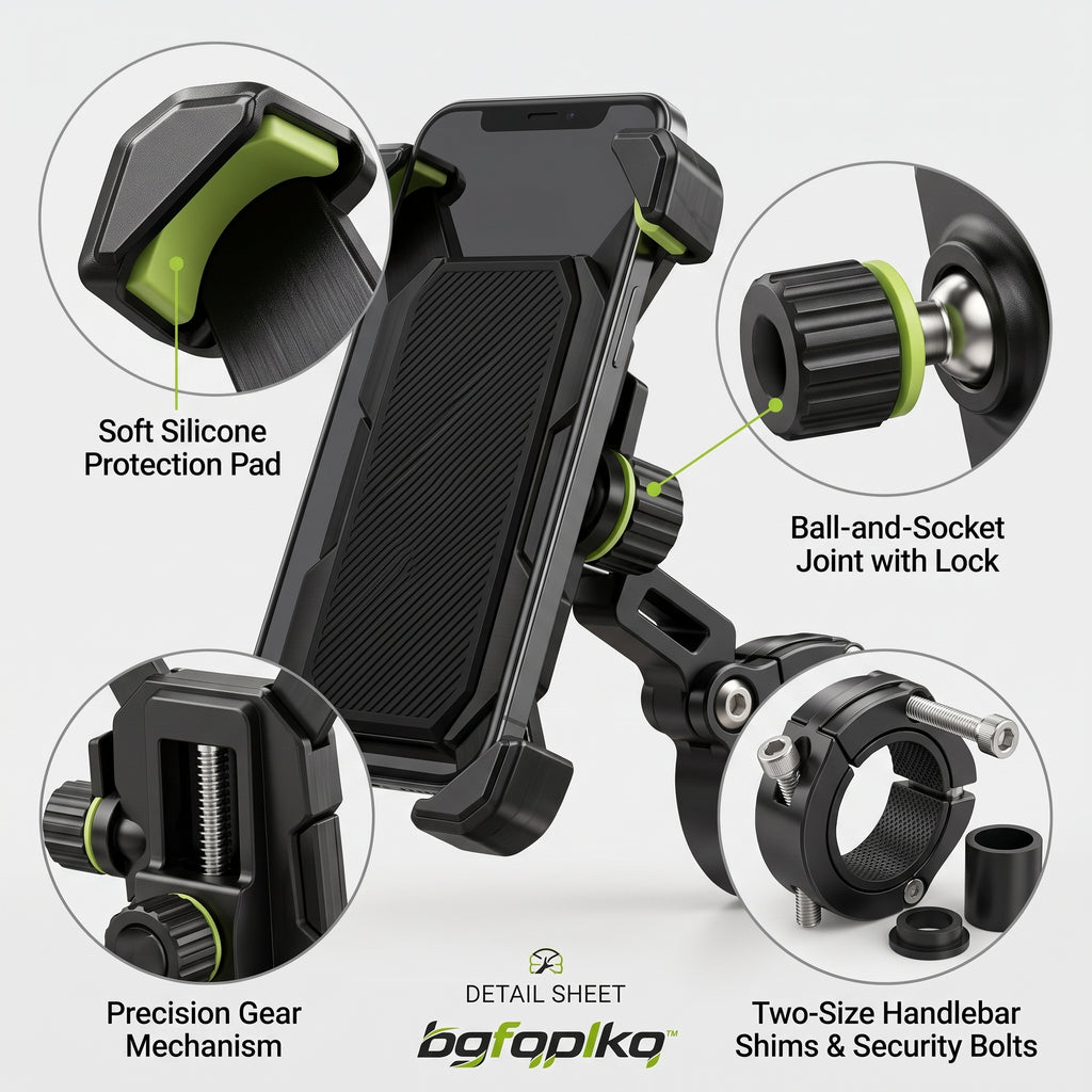 Adjustable Bicycle Phone Mount