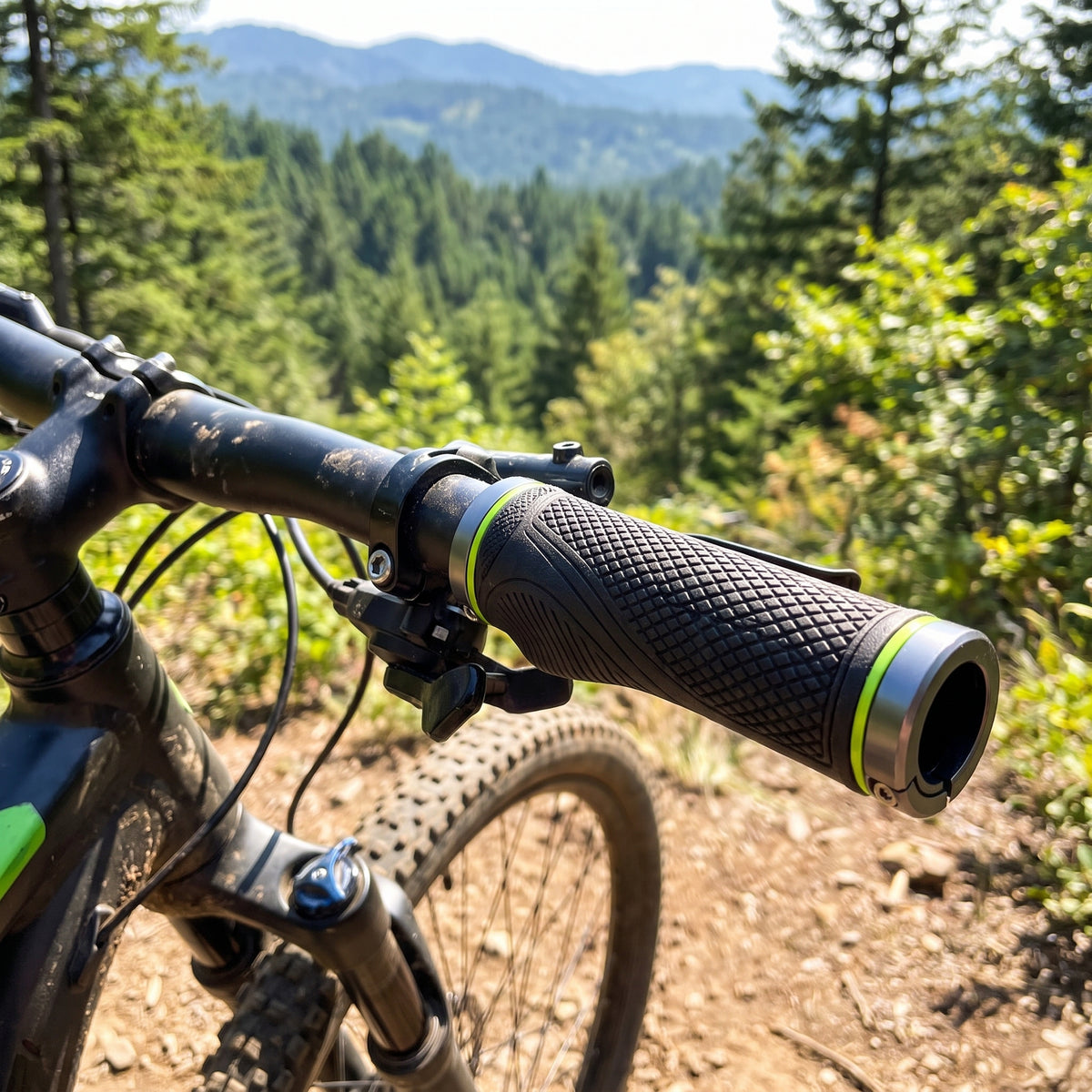Ergonomic Lock-On Bike Grips