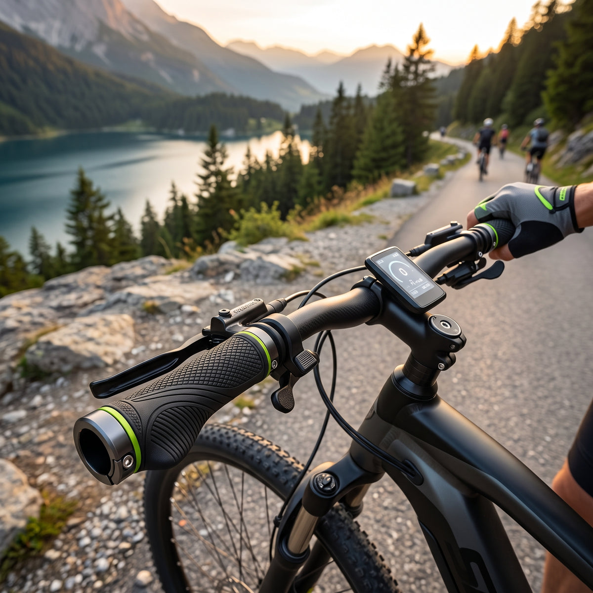 Ergonomic Lock-On Bike Grips