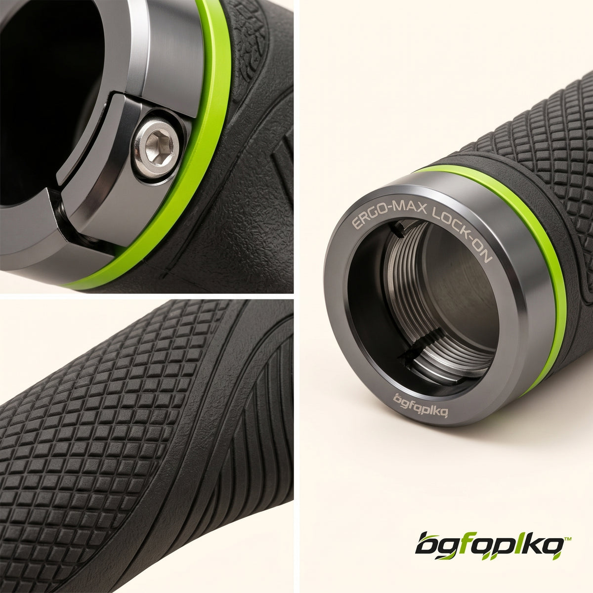 Ergonomic Lock-On Bike Grips