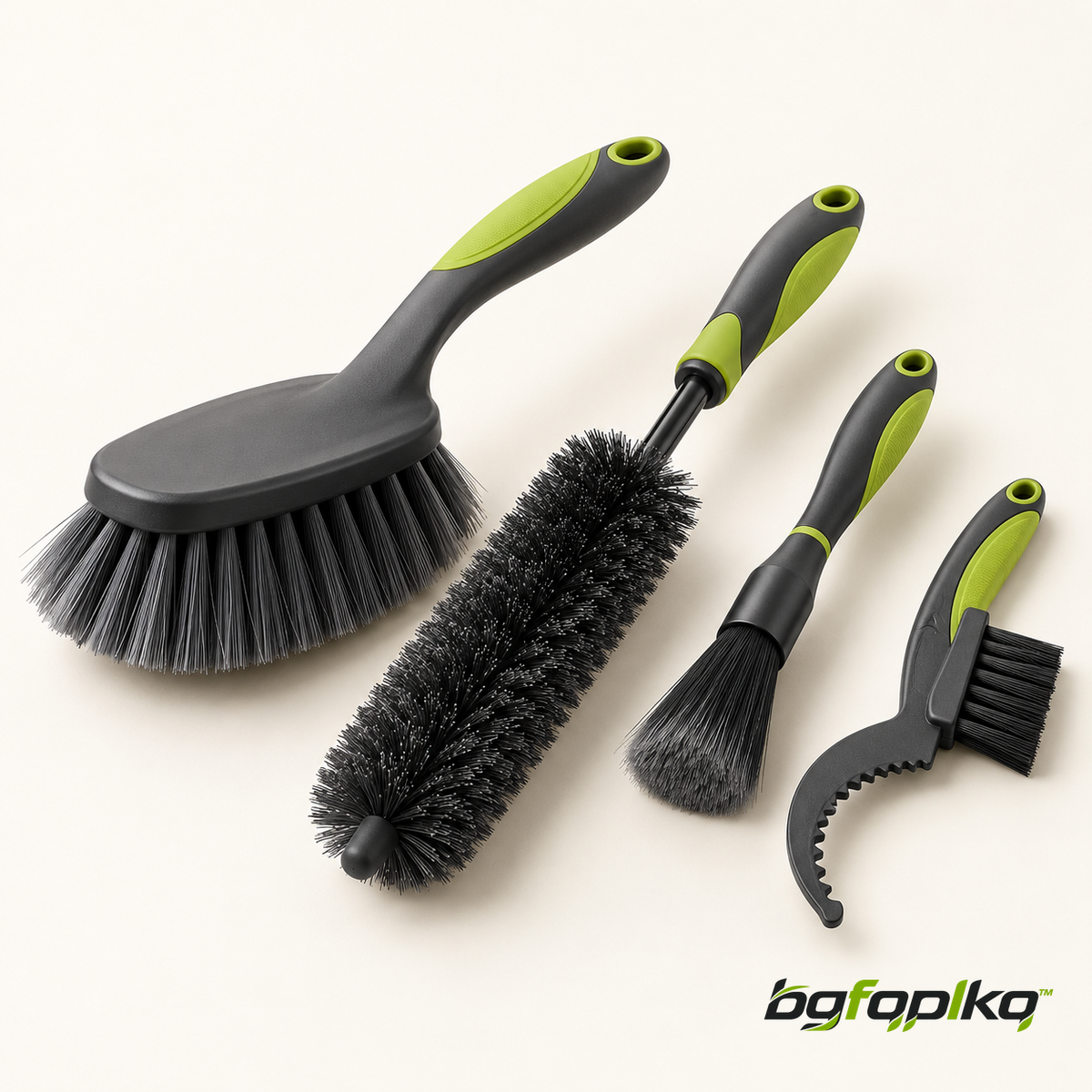 4-Piece Bicycle Cleaning Brush Set